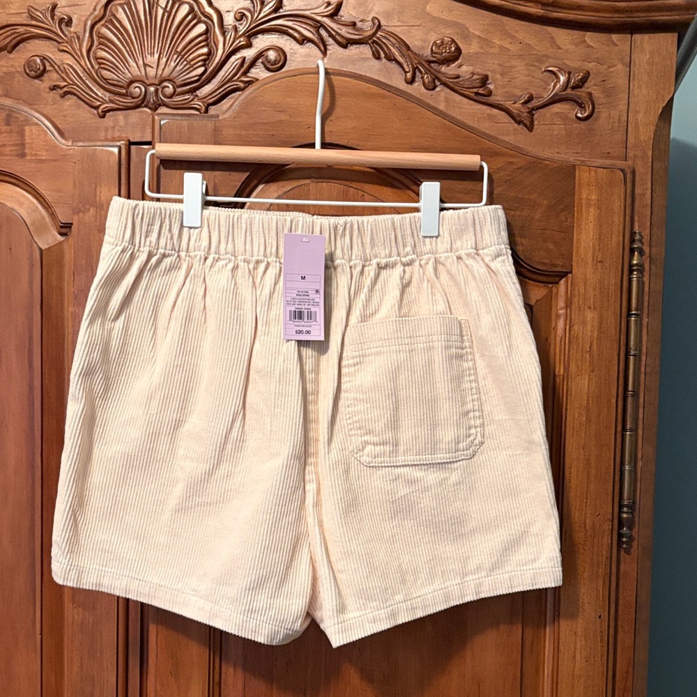 Wild Fable High Waist Cream Corduroy Shorts - Picture 8 of 10